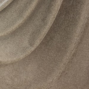 Elegant Plain Chenille Light Brown Curtain 5