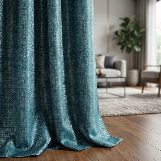 Lattice Sketch Abstract Grid Teal Curtains