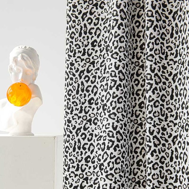 Leopard on sale print curtains