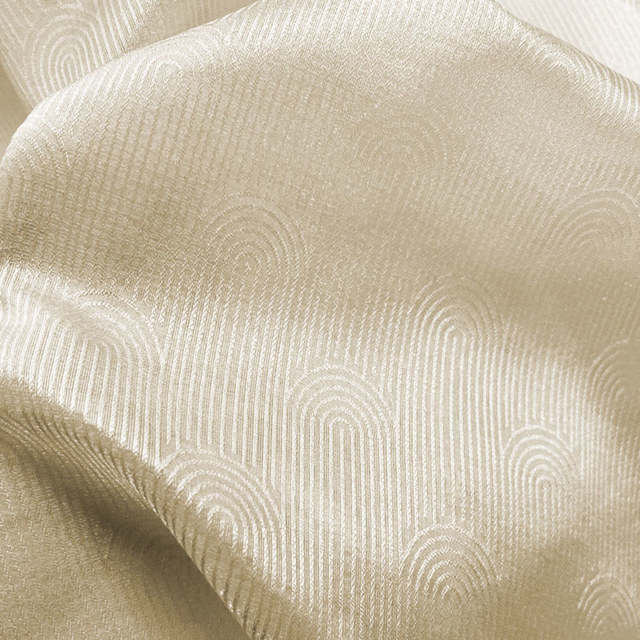 Bohemian Cream Geometric Lace Net Curtain