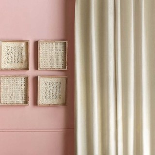 Exquisite Matte Cream Off White Chenille Curtain