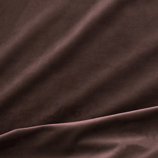 Fine Rich Chocolate Brown Matte Velvet Curtain 4