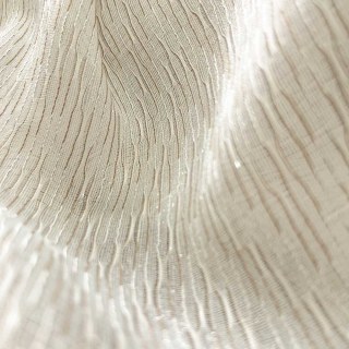 Whisper Wave Shimmering Cream Mesh Net Voile Curtains 3