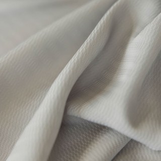 Avila Waterproof Textured Ash Grey Outdoor Voile Curtain 3