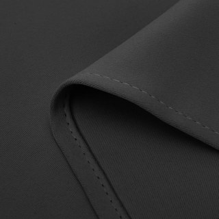 Malibu Waterproof Blackout Twill Dark Grey Outdoor Curtain 6