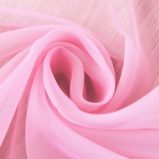 Smarties Rose Pink Soft Sheer Voile Curtain 4