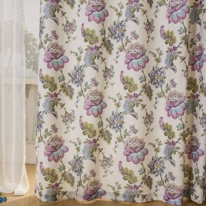 Après-midi Rêve dans le rideau vert et violet 3