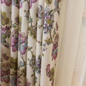 Après-midi Rêve dans le rideau vert et violet 2