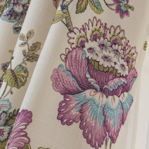 Après-midi Rêve dans le rideau vert et violet 5