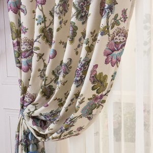 Après-midi Rêve dans le rideau vert et violet 6