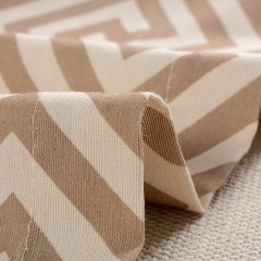 Rideau marron clair à motif grec 6