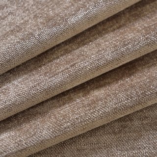 Rideau en chenille marron taupe de luxe