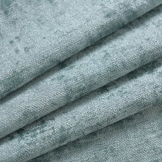 Luxe Chenille Vert Sauge et Œuf de Canard
