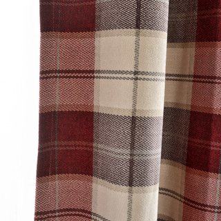 Cosy Plaid Check Burgundy Red Chenille Curtain
Cosy Plaid Check Bordeaux Rouge Chenille Rideau 6