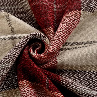 Cosy Plaid Check Burgundy Red Chenille Curtain
Cosy Plaid Check Bordeaux Rouge Chenille Rideau 7