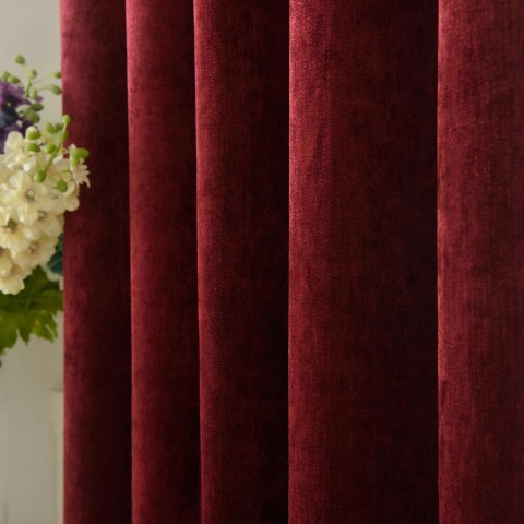 Luxury Red Burgundy Colour Chenille Curtain
Luxury Bourgogne Couleur Chenille Rideau 1