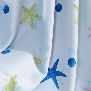 Étoile de mer Bleu Bébé Rideau