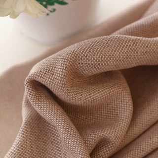 Rideau couleur mocha printanière subtile 8
