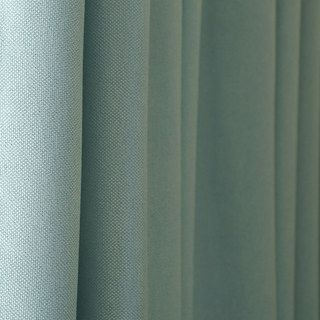 Rideau Turquoise Printemps Discret