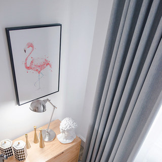 Rideau Bleu Clair Anti-Lumière Totale 3