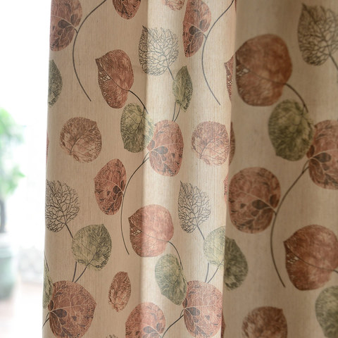 Le Rideau Feuille de Eucalyptus Moment Marron 1