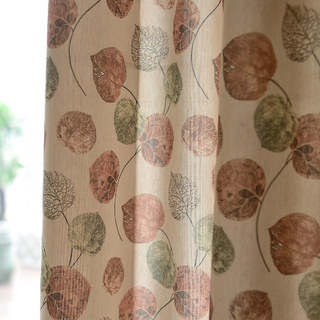 Le Rideau Feuille de Eucalyptus Moment Marron 1