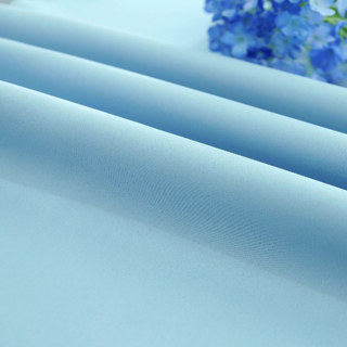 Rideau en Voile Doublé Touch Of Grace Bleu, Rideau Voile Brodé avec Doublure Bleue 5