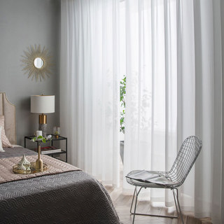 Brise Douce Rideau Voile Blanc Coco - L'Essence Du Design Naturel 4