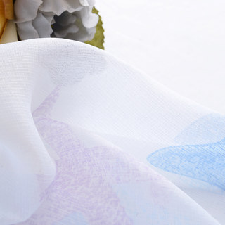 Étoile de mer Bébé Bleu Rideau Voile Transparent 4