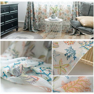 Seaside Spirit Rideaux Voile Nautique Multicolore 3