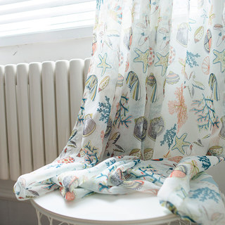 Seaside Spirit Rideaux Voile Nautique Multicolore