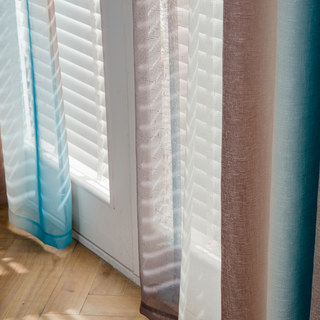 Sea Breeze Cocktail Coconut Shell Brown and Seashore Blue Striped Sheer Voile Curtain
→
Sea Breeze Cocktail Coque de noix de coco marron et bleu rivage rayé Voile transparent rideau 2