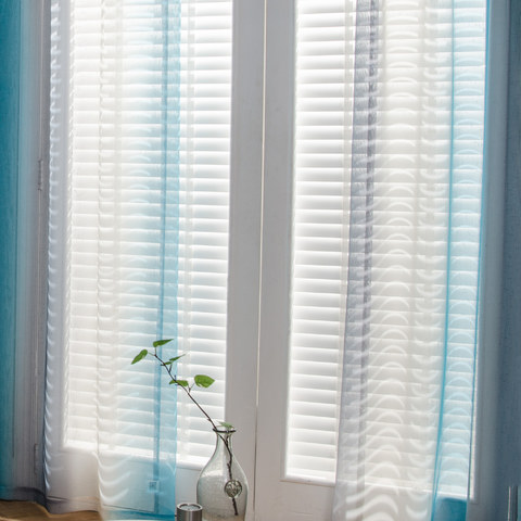 Sea Breeze Cocktail Rock Grey and Beach Blue Striped Sheer Voile Curtain
→
Rideau Voile Transparent Rayé Gris Cocktail Rock et Bleu Plage Sea Breeze 1