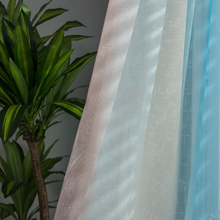 Sea Breeze Cocktail Rock Grey and Beach Blue Striped Sheer Voile Curtain
→
Rideau Voile Transparent Rayé Gris Cocktail Rock et Bleu Plage Sea Breeze 3