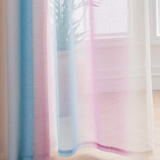 Sea Breeze Cocktail Sea Blue and Tropic Pink Striped Sheer Voile Curtain
→
Rideau Voile Dégradé Bleu Océan et Rose Tropical Rayé Sea Breeze Cocktail