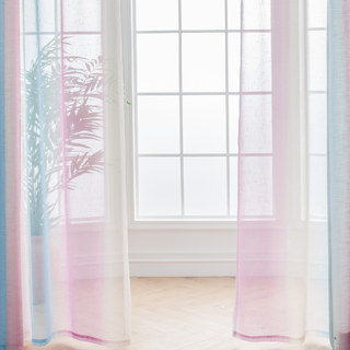 Sea Breeze Cocktail Sea Blue and Tropic Pink Striped Sheer Voile Curtain
→
Rideau Voile Dégradé Bleu Océan et Rose Tropical Rayé Sea Breeze Cocktail 2