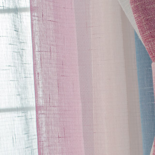 Sea Breeze Cocktail Sea Blue and Tropic Pink Striped Sheer Voile Curtain
→
Rideau Voile Dégradé Bleu Océan et Rose Tropical Rayé Sea Breeze Cocktail 3