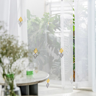 Tri-Diamond Windsor Voile Légère Rideau 1