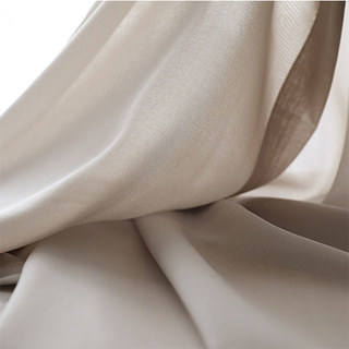 Brise Douce Sable Chiffon Rideau Voile Transparent