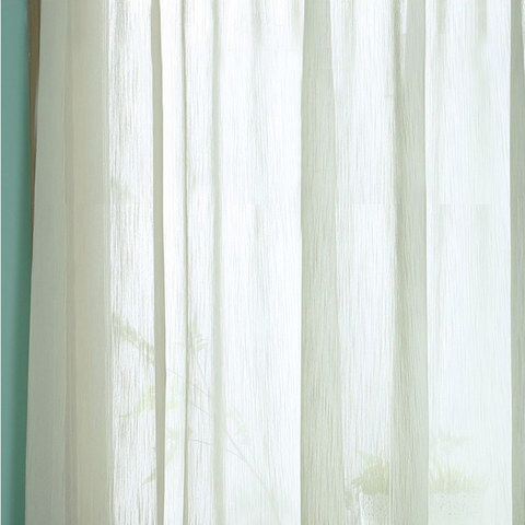Soie Cascade Crème Chiffon Rideau Voile 1