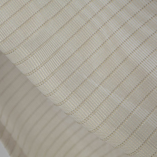 Tide Luxury Horizontal Rayé Pastel Voilage Rideau Café 9