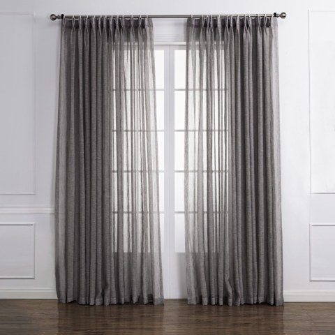 Daytime Textured Weaves Charcoal Light Grey Sheer Voile Curtain
Jour Texturé Tissé Anthracite Gris Clair Voile Transparent Rideau 1