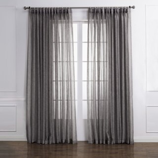 Daytime Textured Weaves Charcoal Light Grey Sheer Voile Curtain
Jour Texturé Tissé Anthracite Gris Clair Voile Transparent Rideau