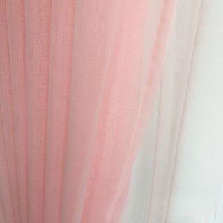 Luxe Pale Rose Poudré Rideau Voile 3