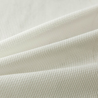 Rideau Voile Blanc Semi-Transparent Texturé Effet Écailles de Sirène 6