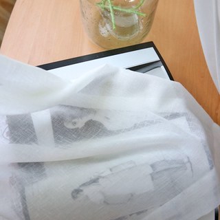 Un Soupçon de Soleil Rideau Voile Blanc Coton 3