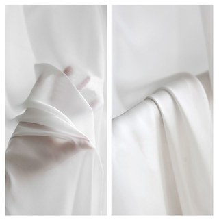 Silk Road Moonlight White Chiffon Voile Curtain
Silk Road Blanc Clairrideau en Chiffon Voile 5