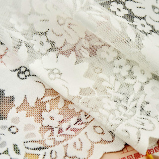 Morning Chamomile Ivoire Blanc Dentelle Voile Rideau 7
