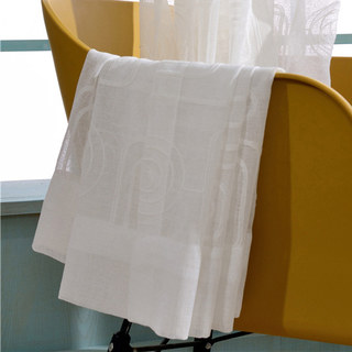 Spiral Maze Pattern Embroidered Cotton White Sheer Voile Curtain
→
Motif Labyrinthe en Spirale Brodé Coton Blanc Voile Transparent Rideau 4