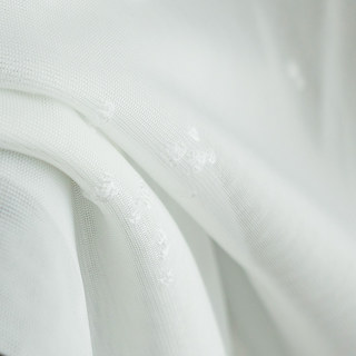 Constellation Grappes Éparses Blanc Rideau Voile Texturé 8